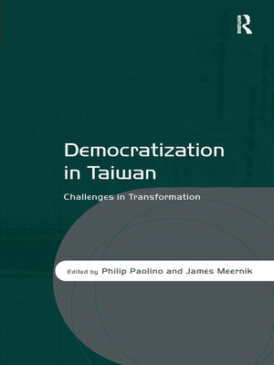 cover image of Democratization in Taiwan